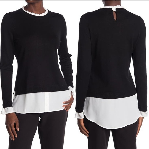 Adrianna Papell Layered Sweater, Size M. NWOT. - Picture 1 of 6